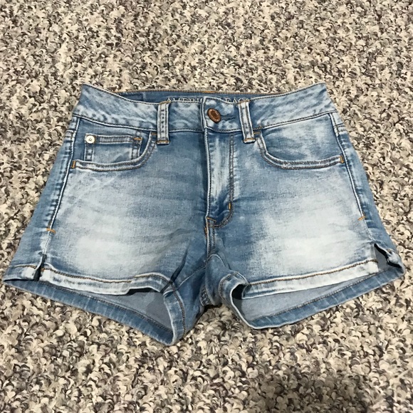 AEO high rise jean shorts - Picture 1 of 3